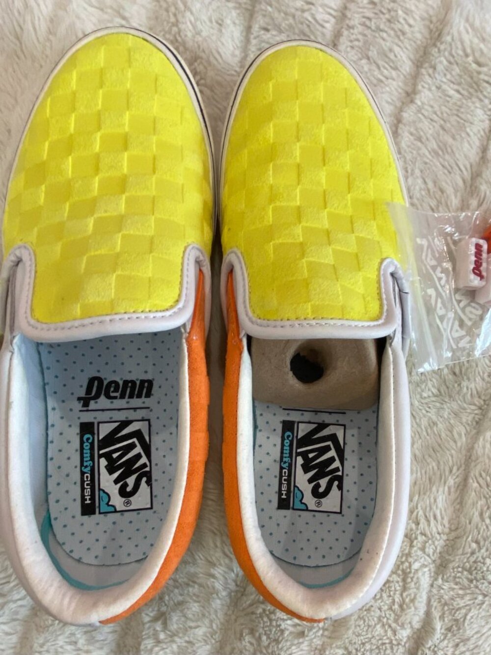 🎾 VANS x Penn Tennis Ball ComfyCush Slip-ons NWT - Picture 3 of 6